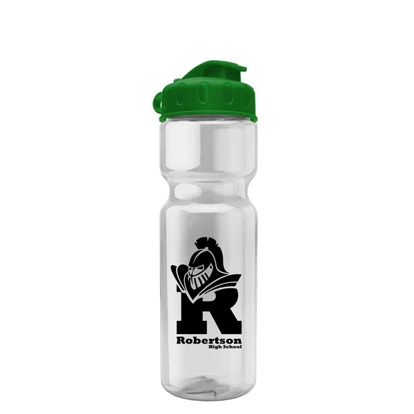 Transparent bottle with a flip top lid, 28 oz.... from ASI 40480 Koozie Group