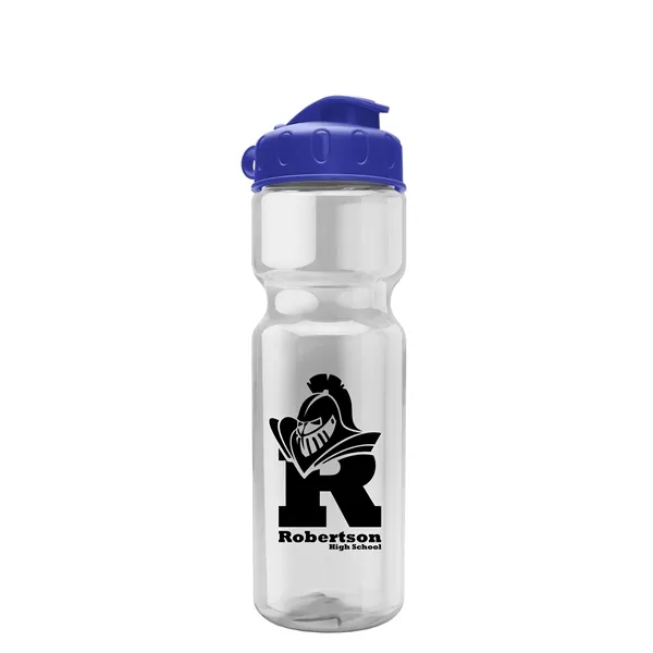 Transparent bottle with a flip top lid, 28 oz.... from ASI 40480 Koozie Group