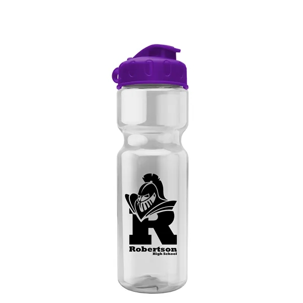 Transparent bottle with a flip top lid, 28 oz.... from ASI 40480 Koozie Group