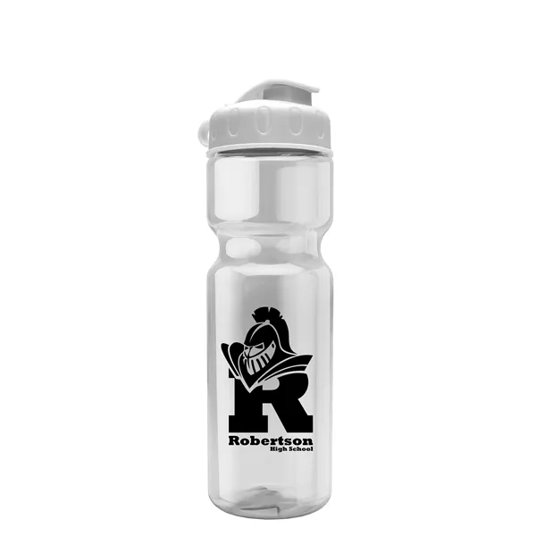 Transparent bottle with a flip top lid, 28 oz.... from ASI 40480 Koozie Group