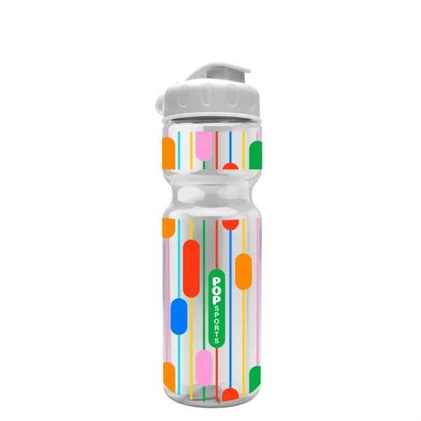 Transparent bottle with a flip top lid, 28 oz.... from ASI 40480 Koozie Group