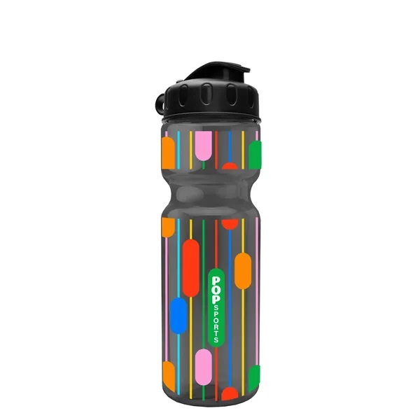 Transparent bottle with a flip top lid, 28 oz.... from ASI 40480 Koozie Group