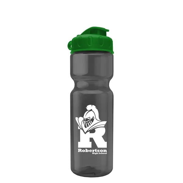 Transparent bottle with a flip top lid, 28 oz.... from ASI 40480 Koozie Group
