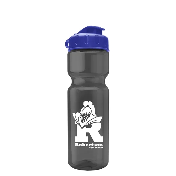 Transparent bottle with a flip top lid, 28 oz.... from ASI 40480 Koozie Group