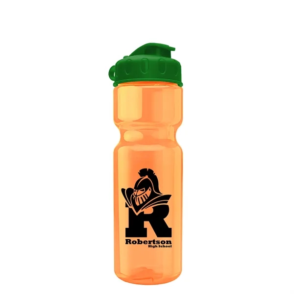 Transparent bottle with a flip top lid, 28 oz.... from ASI 40480 Koozie Group