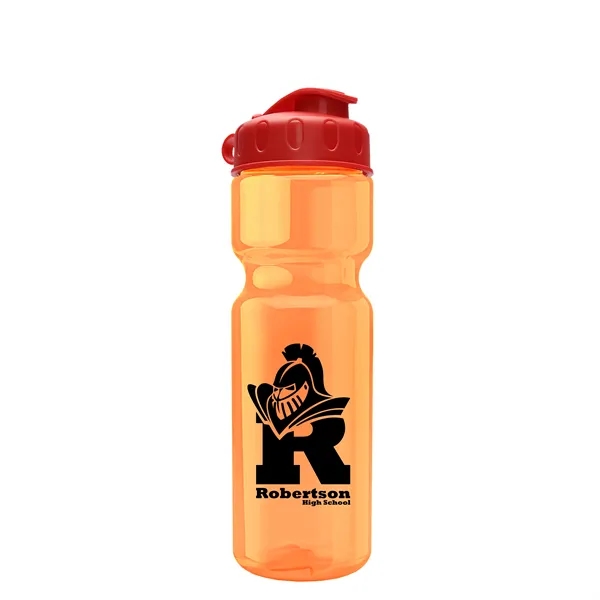 Transparent bottle with a flip top lid, 28 oz.... from ASI 40480 Koozie Group