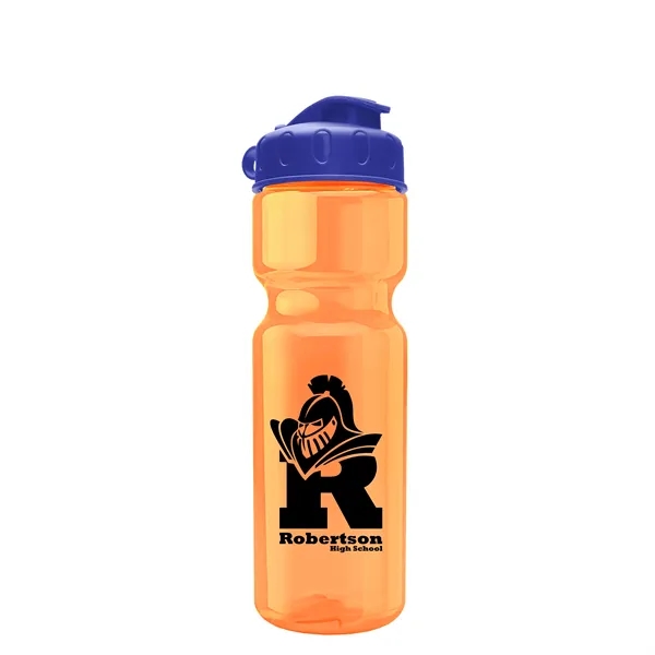 Transparent bottle with a flip top lid, 28 oz.... from ASI 40480 Koozie Group