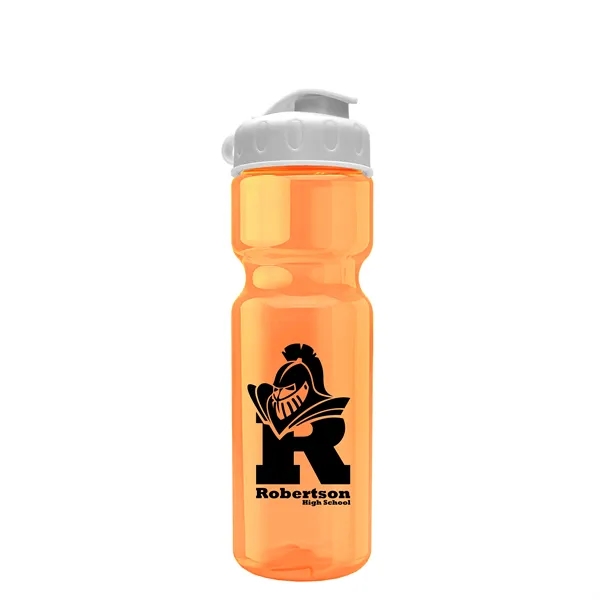 Transparent bottle with a flip top lid, 28 oz.... from ASI 40480 Koozie Group