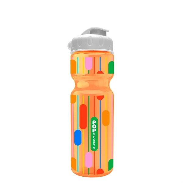 Transparent bottle with a flip top lid, 28 oz.... from ASI 40480 Koozie Group