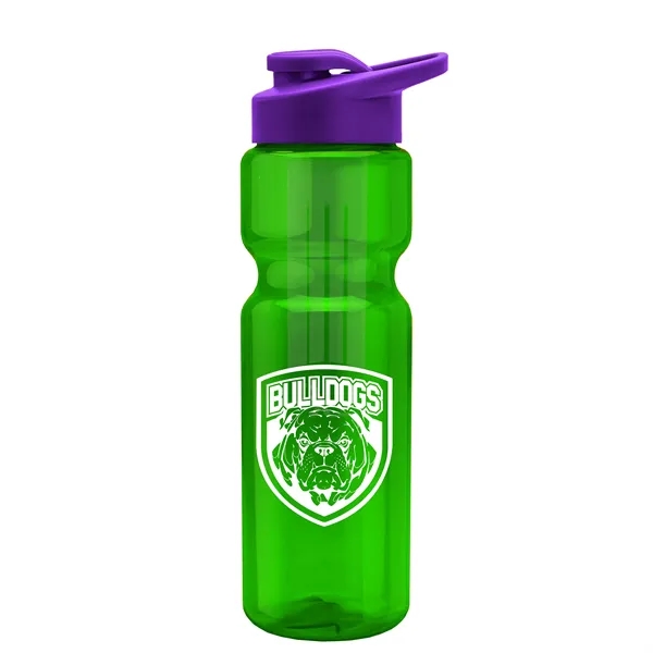 Champion 28 Oz. Transparent Bottle - Drink Thru Lid and Large... from ASI 40480 Koozie Group