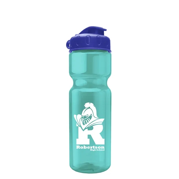 Transparent bottle with a flip top lid, 28 oz.... from ASI 40480 Koozie Group