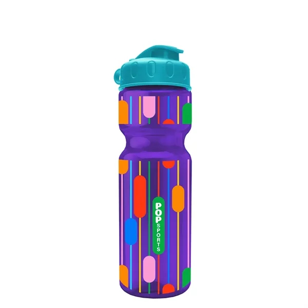 Transparent bottle with a flip top lid, 28 oz.... from ASI 40480 Koozie Group
