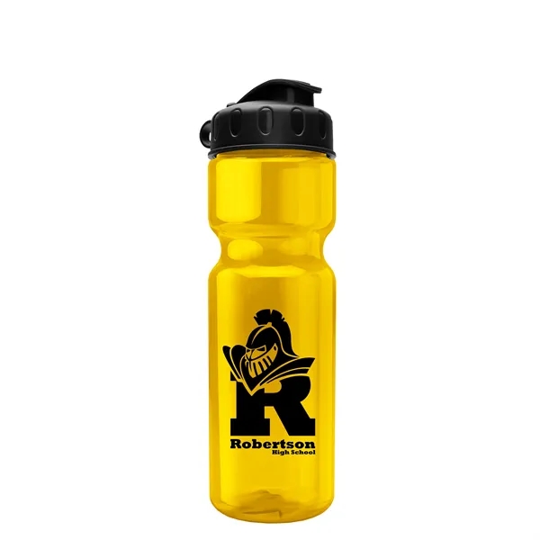 Transparent bottle with a flip top lid, 28 oz.... from ASI 40480 Koozie Group
