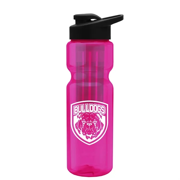 Champion 28 Oz. Transparent Bottle - Drink Thru Lid and Large... from ASI 40480 Koozie Group