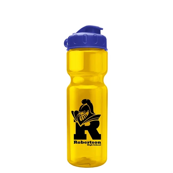 Transparent bottle with a flip top lid, 28 oz.... from ASI 40480 Koozie Group