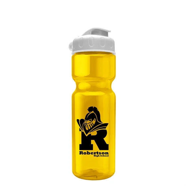 Transparent bottle with a flip top lid, 28 oz.... from ASI 40480 Koozie Group