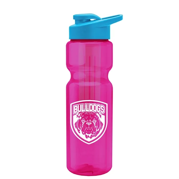 Champion 28 Oz. Transparent Bottle - Drink Thru Lid and Large... from ASI 40480 Koozie Group