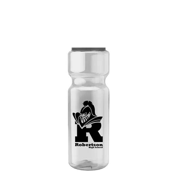 Transparent bottle with a flip top lid, 28 oz.... from ASI 40480 Koozie Group