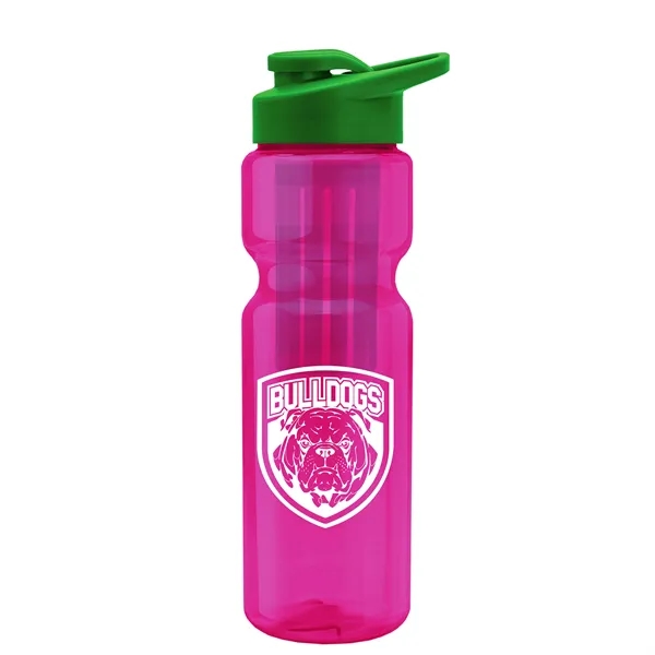 Champion 28 Oz. Transparent Bottle - Drink Thru Lid and Large... from ASI 40480 Koozie Group