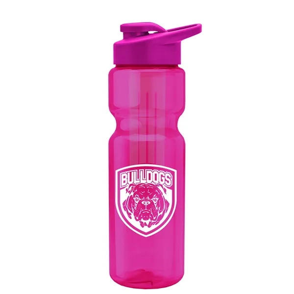 Champion 28 Oz. Transparent Bottle - Drink Thru Lid and Large... from ASI 40480 Koozie Group