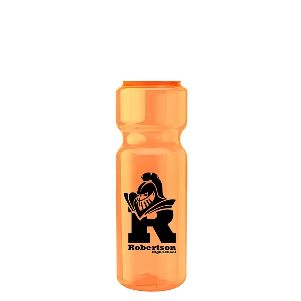 Transparent bottle with a flip top lid, 28 oz.... from ASI 40480 Koozie Group
