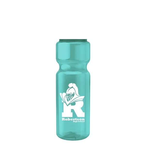 Transparent bottle with a flip top lid, 28 oz.... from ASI 40480 Koozie Group