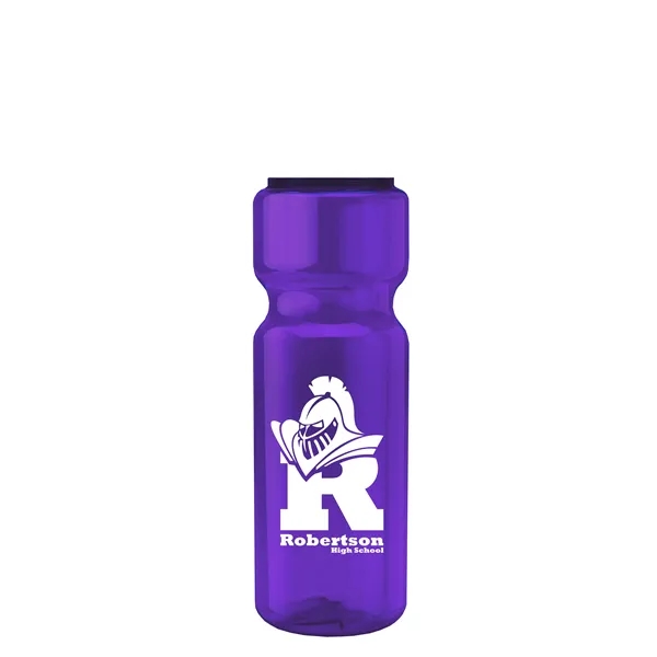 Transparent bottle with a flip top lid, 28 oz.... from ASI 40480 Koozie Group