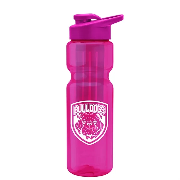 Champion 28 Oz. Transparent Bottle - Drink Thru Lid and Large... from ASI 40480 Koozie Group