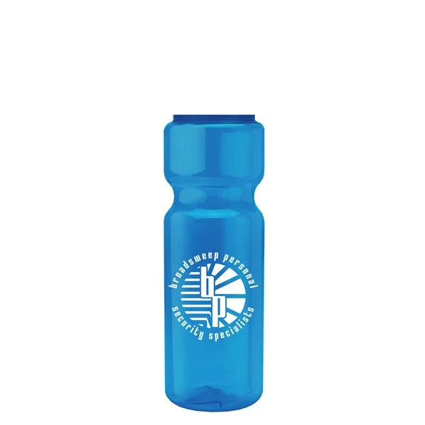 Transparent bottle with a flip top lid, 28 oz.... from ASI 40480 Koozie Group