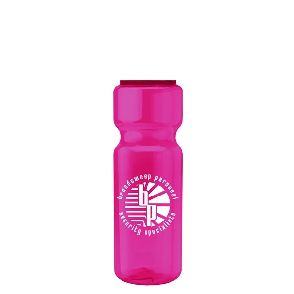 Transparent bottle with a flip top lid, 28 oz.... from ASI 40480 Koozie Group