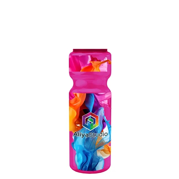 Transparent bottle with a flip top lid, 28 oz.... from ASI 40480 Koozie Group