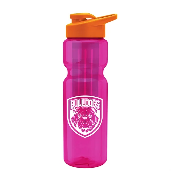 Champion 28 Oz. Transparent Bottle - Drink Thru Lid and Large... from ASI 40480 Koozie Group
