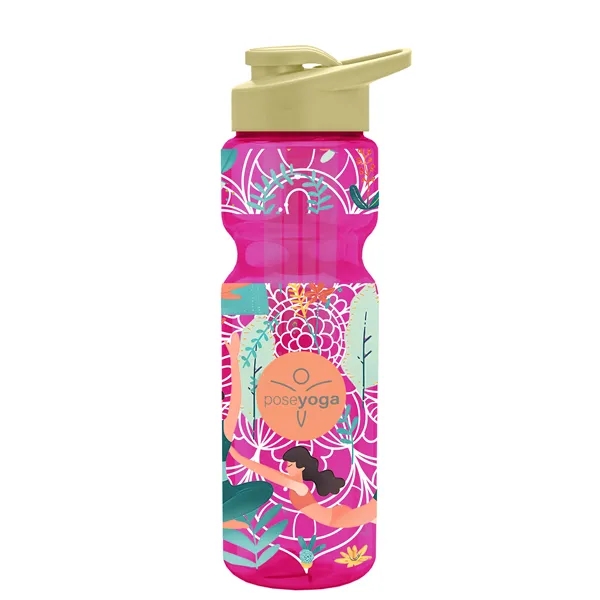 Champion 28 Oz. Transparent Bottle - Drink Thru Lid and Large... from ASI 40480 Koozie Group