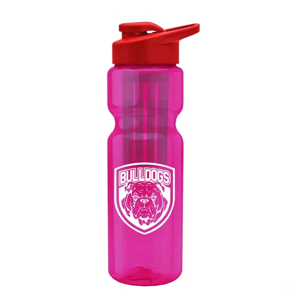 Champion 28 Oz. Transparent Bottle - Drink Thru Lid and Large... from ASI 40480 Koozie Group