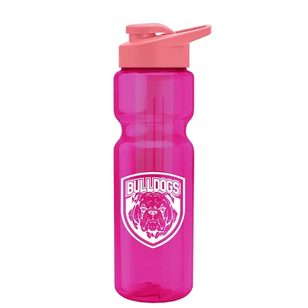 Champion 28 Oz. Transparent Bottle - Drink Thru Lid and Large... from ASI 40480 Koozie Group