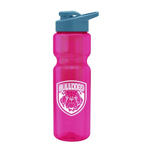 Champion 28 Oz. Transparent Bottle - Drink Thru Lid and Large... from ASI 40480 Koozie Group