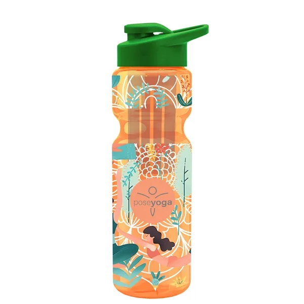 Champion 28 Oz. Transparent Bottle - Drink Thru Lid and Large... from ASI 40480 Koozie Group