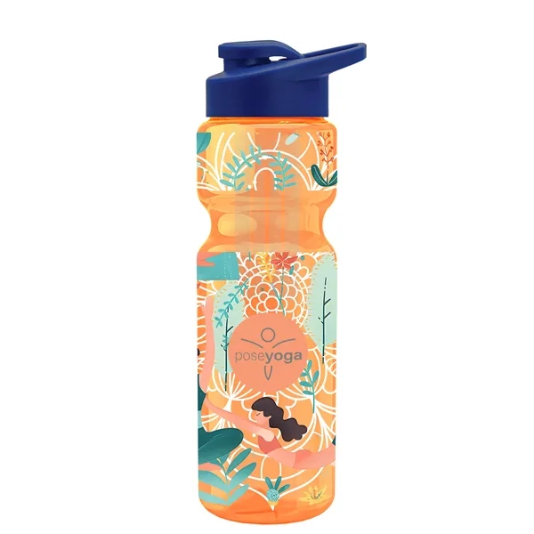 Champion 28 Oz. Transparent Bottle - Drink Thru Lid and Large... from ASI 40480 Koozie Group