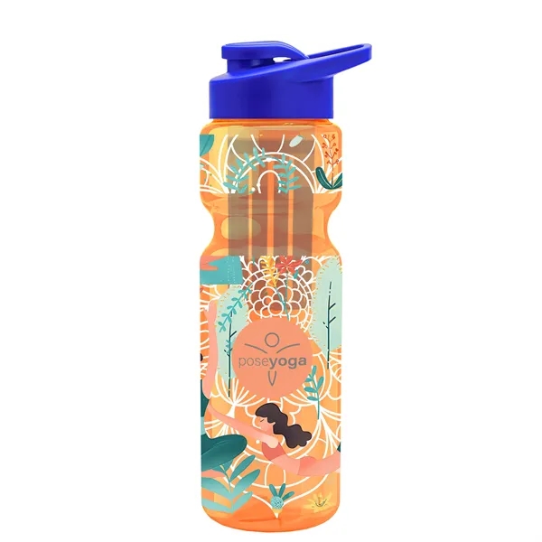 Champion 28 Oz. Transparent Bottle - Drink Thru Lid and Large... from ASI 40480 Koozie Group