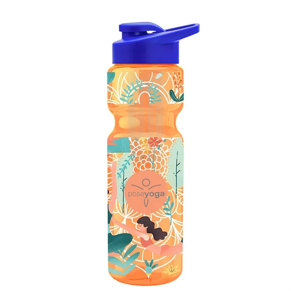 Champion 28 Oz. Transparent Bottle - Drink Thru Lid and Large... from ASI 40480 Koozie Group