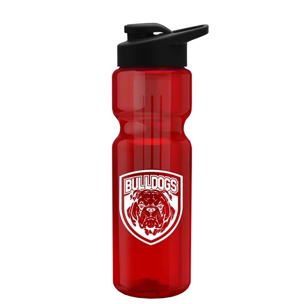 Champion 28 Oz. Transparent Bottle - Drink Thru Lid and Large... from ASI 40480 Koozie Group