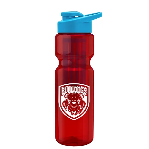 Champion 28 Oz. Transparent Bottle - Drink Thru Lid and Large... from ASI 40480 Koozie Group