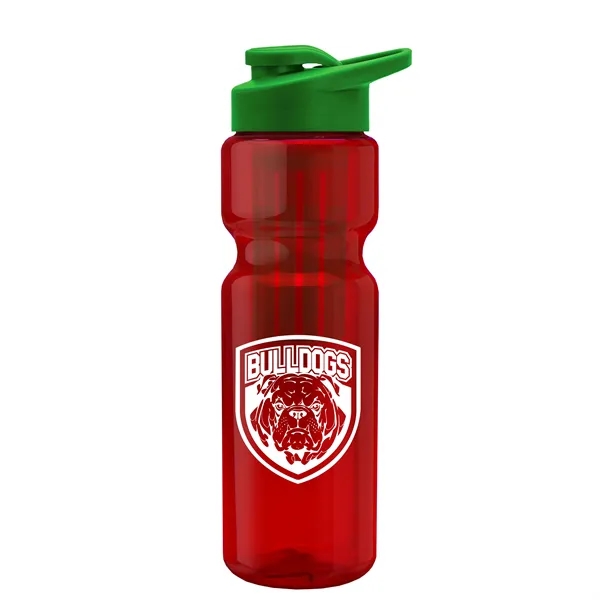 Champion 28 Oz. Transparent Bottle - Drink Thru Lid and Large... from ASI 40480 Koozie Group