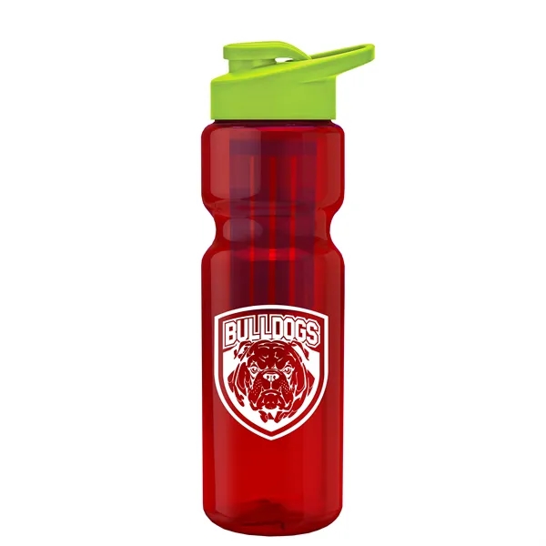 Champion 28 Oz. Transparent Bottle - Drink Thru Lid and Large... from ASI 40480 Koozie Group