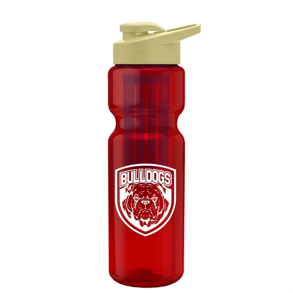 Champion 28 Oz. Transparent Bottle - Drink Thru Lid and Large... from ASI 40480 Koozie Group