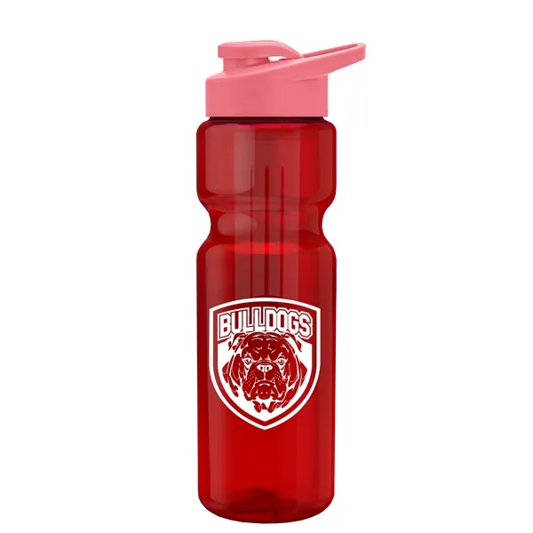 Champion 28 Oz. Transparent Bottle - Drink Thru Lid and Large... from ASI 40480 Koozie Group