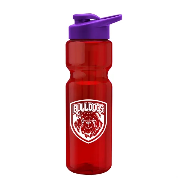 Champion 28 Oz. Transparent Bottle - Drink Thru Lid and Large... from ASI 40480 Koozie Group