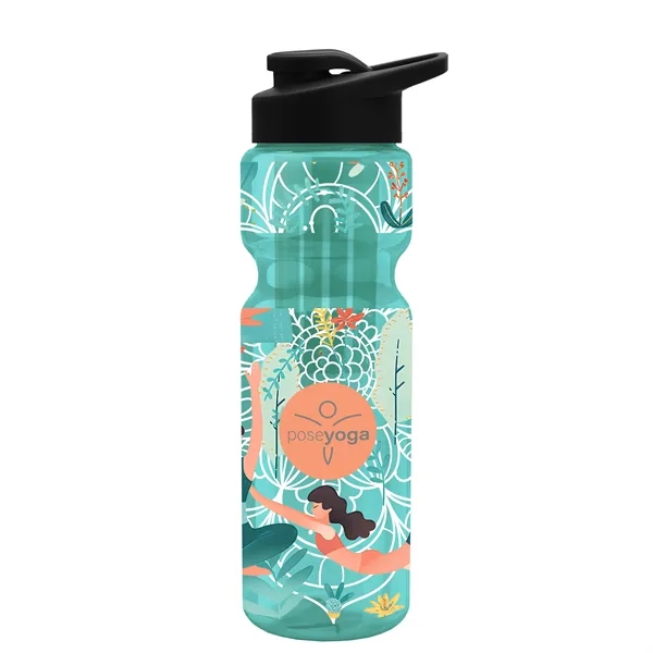 Champion 28 Oz. Transparent Bottle - Drink Thru Lid and Large... from ASI 40480 Koozie Group