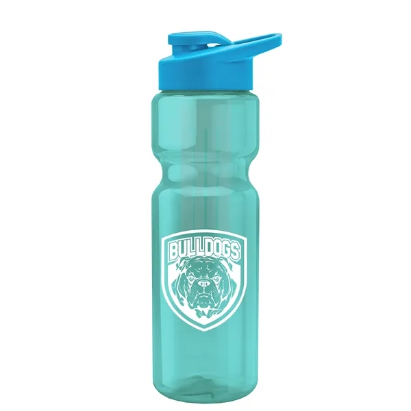 Champion 28 Oz. Transparent Bottle - Drink Thru Lid and Large... from ASI 40480 Koozie Group