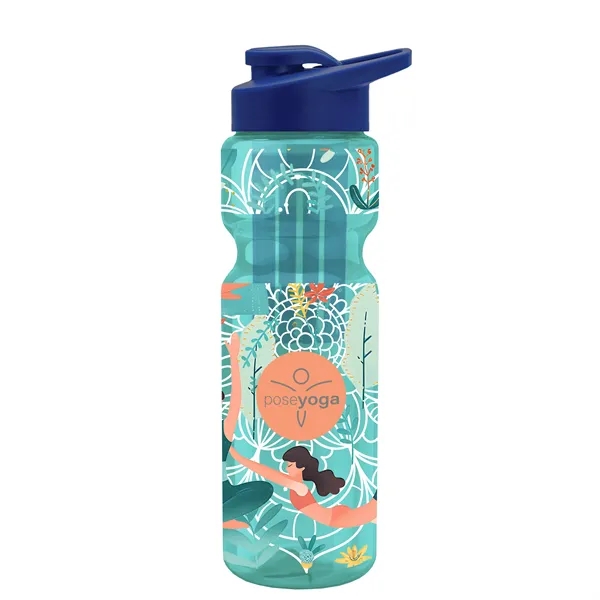 Champion 28 Oz. Transparent Bottle - Drink Thru Lid and Large... from ASI 40480 Koozie Group